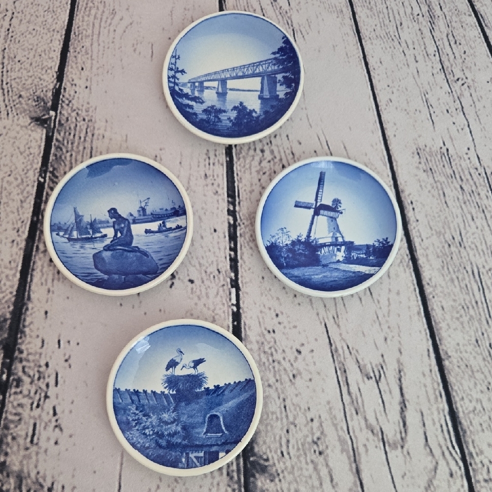 Royal Copenhagen Denmark Mini Plates